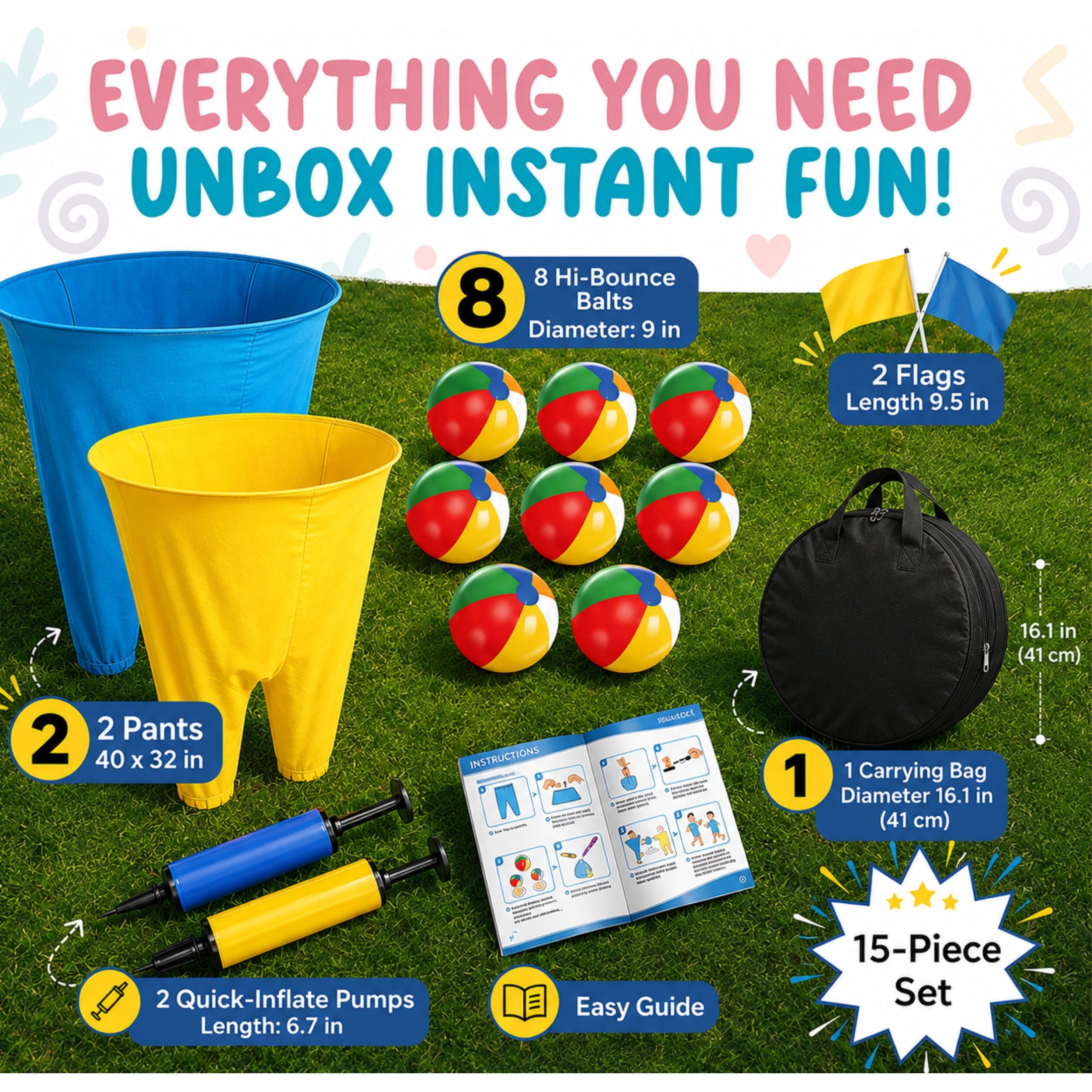 KORVIAN two players jumping with balls showing active family fun and teamwork