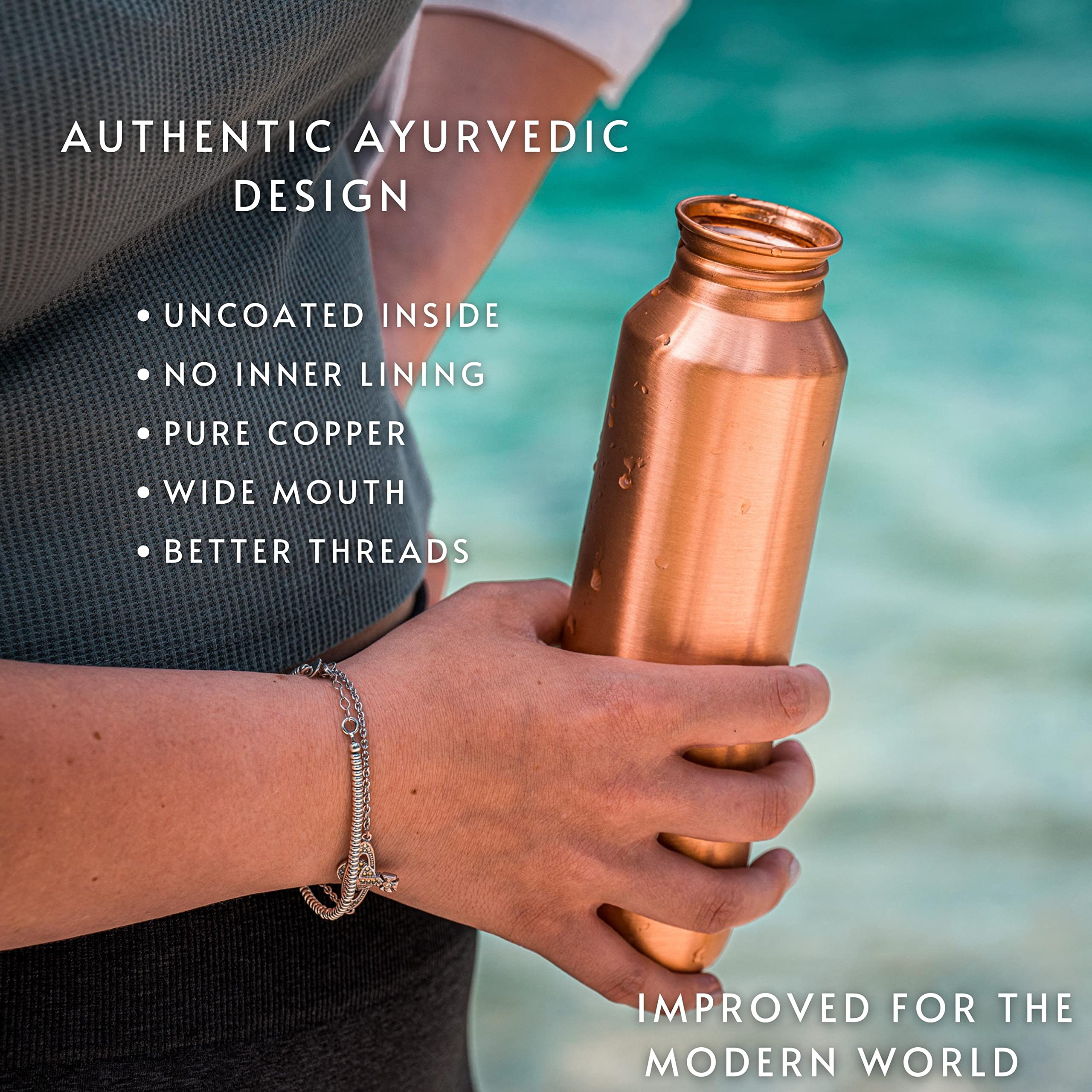 Kosdeg bottle held in hand illustrating comfortable grip and portable size
