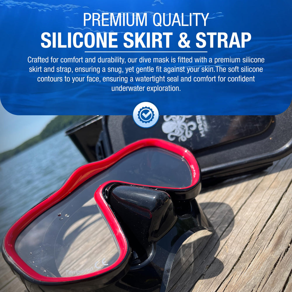 Kraken Aquatics soft silicone skirt detail showing comfortable watertight seal