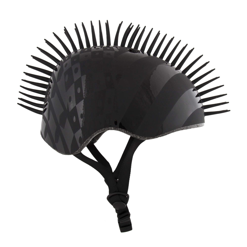 Krash helmet worn by youth rider for trail and park style and protection