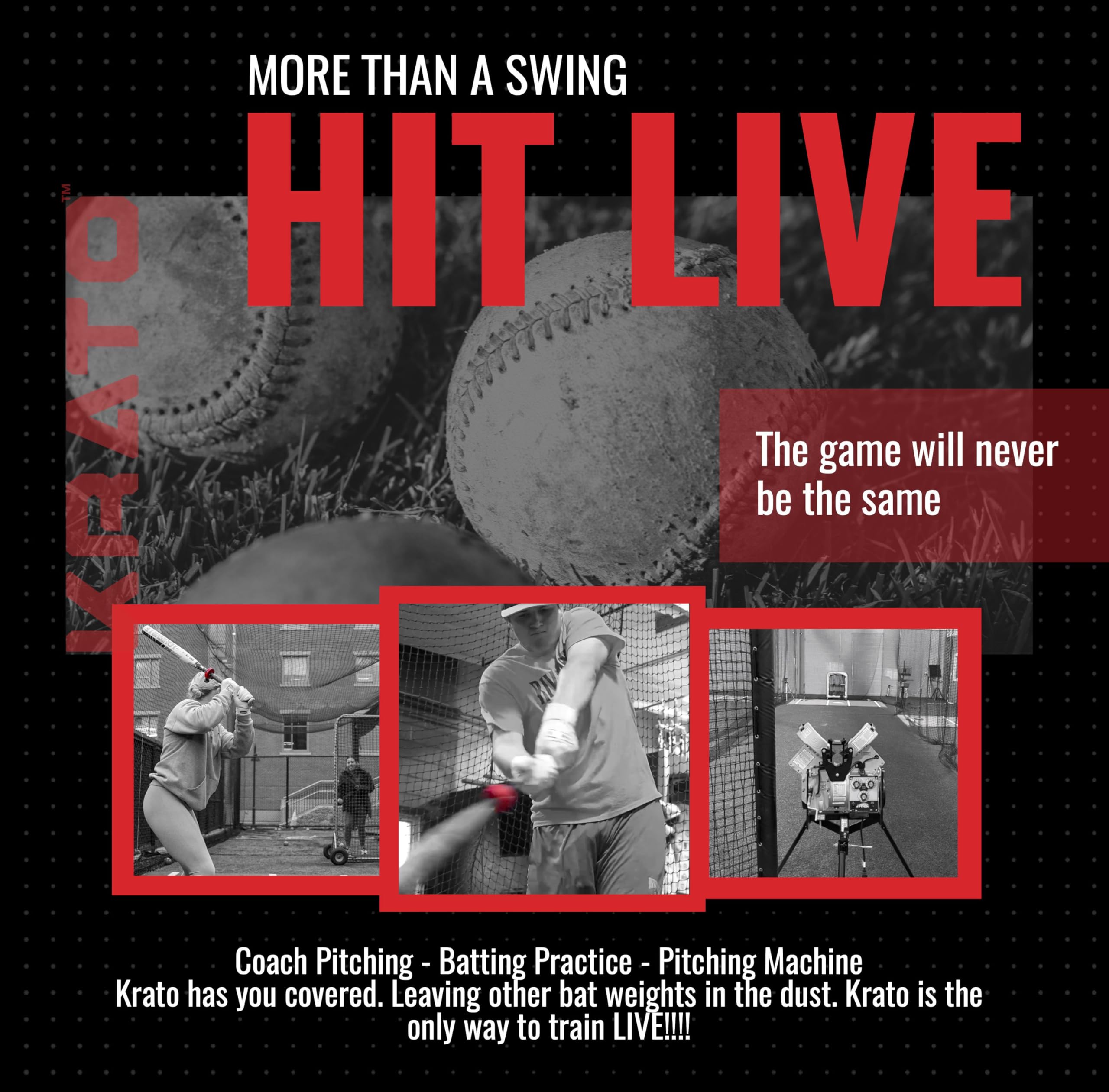 KRATO BAT WEIGHTS tucked into a baseball bag for easy transport and storage