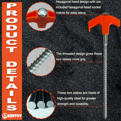 KriToy hex head and included 13mm drill bit for quick installation