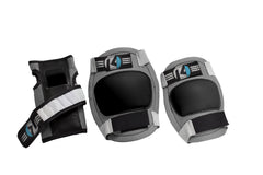 Kryptonics child wearing set in park showing comfortable secure fit