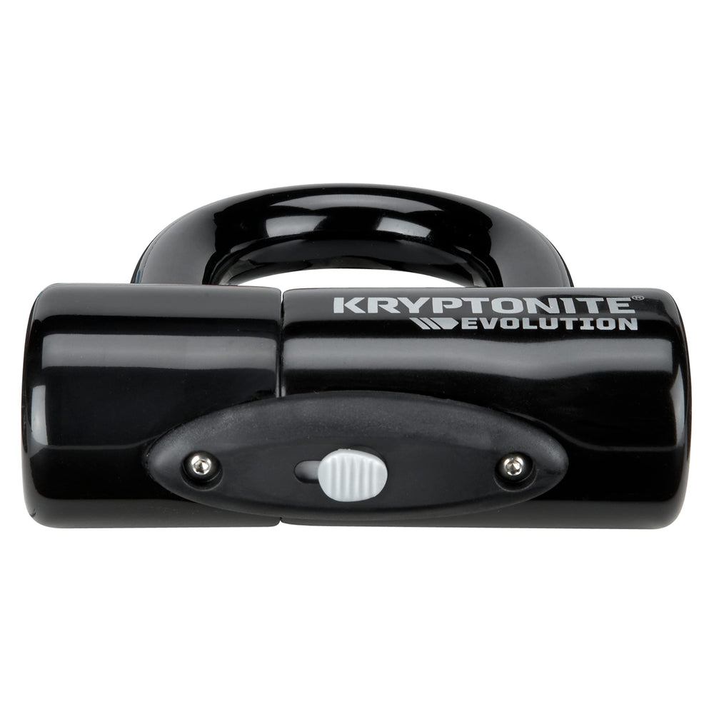 Kryptonite Evolution cylinder detail showing reinforced disc-style anti-drill protection