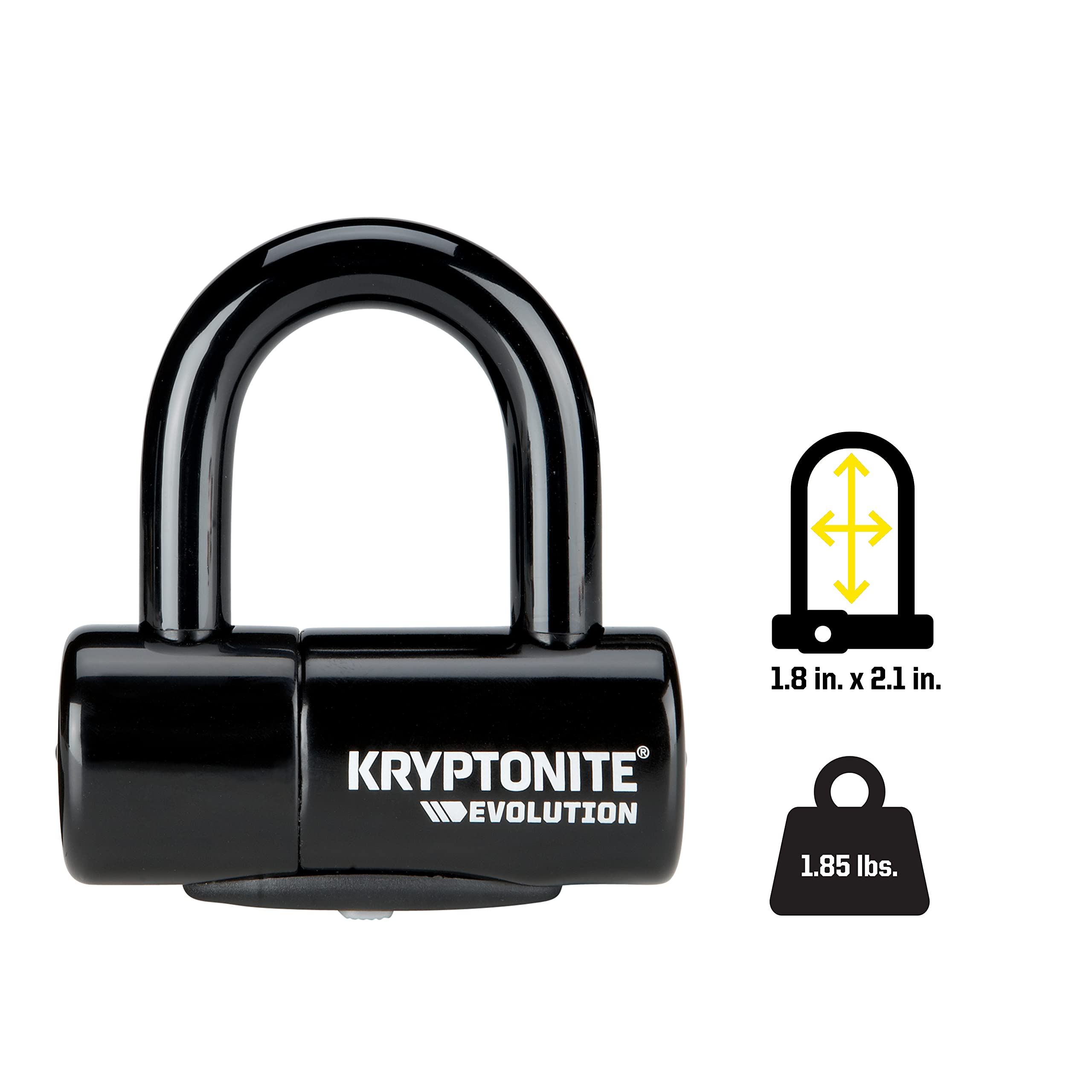 Kryptonite Evolution three stainless steel keys with one light for nighttime access