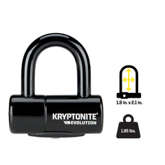 Kryptonite Evolution three stainless steel keys with one light for nighttime access