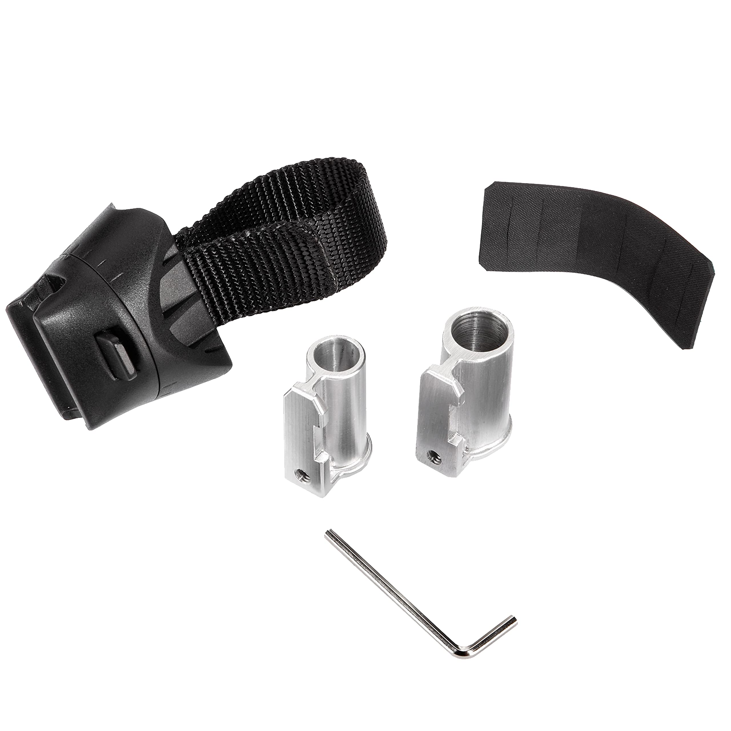 Kryptonite front mount attached to frame showing secure transport