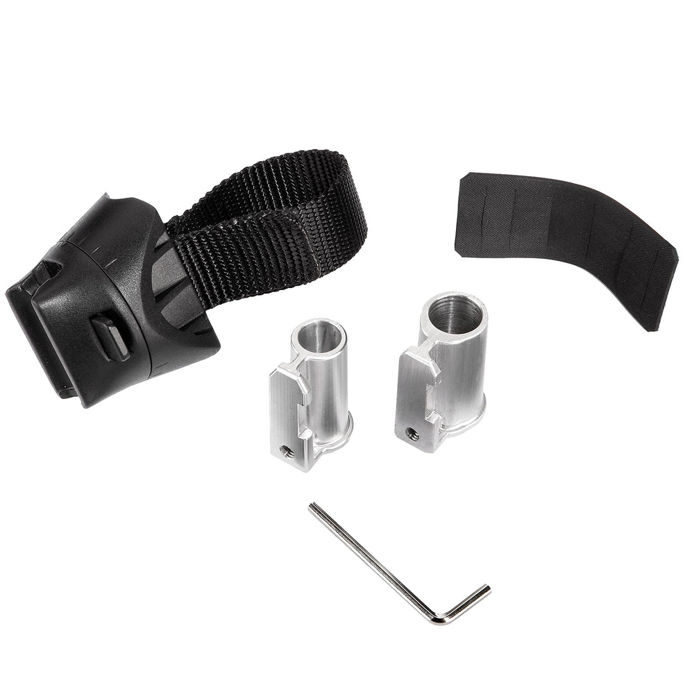 Kryptonite front mount attached to frame showing secure transport