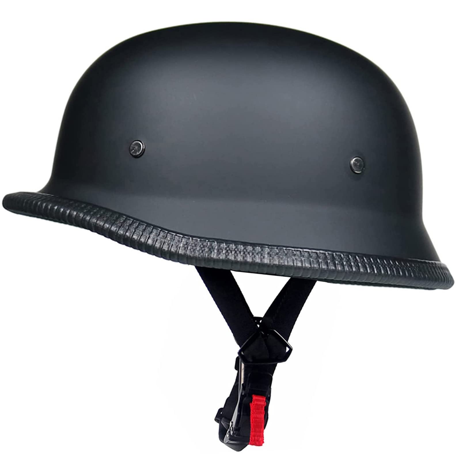 kuaifly front view of helmet showing retro styling and DOT badge for confident protection
