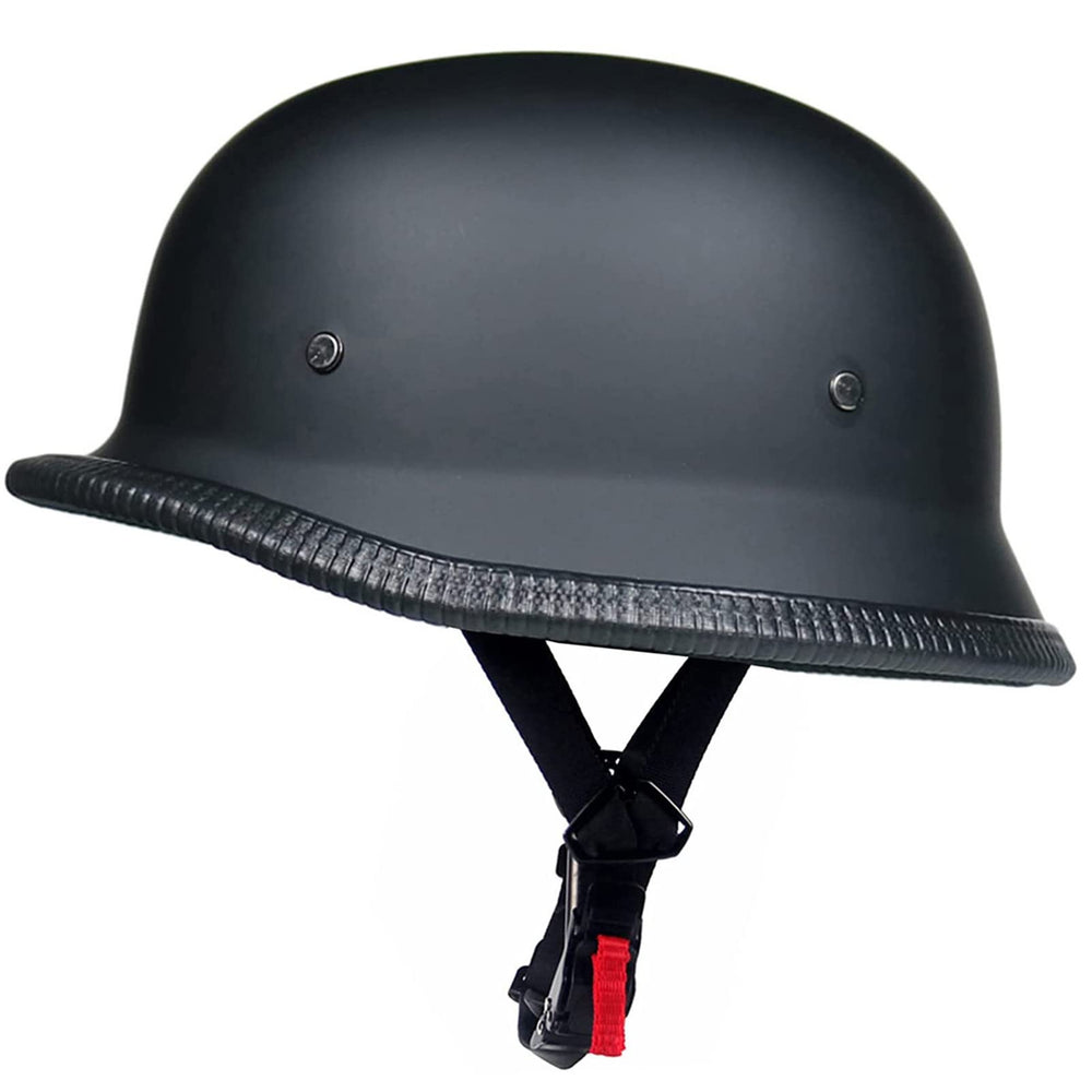 kuaifly front view of helmet showing retro styling and DOT badge for confident protection