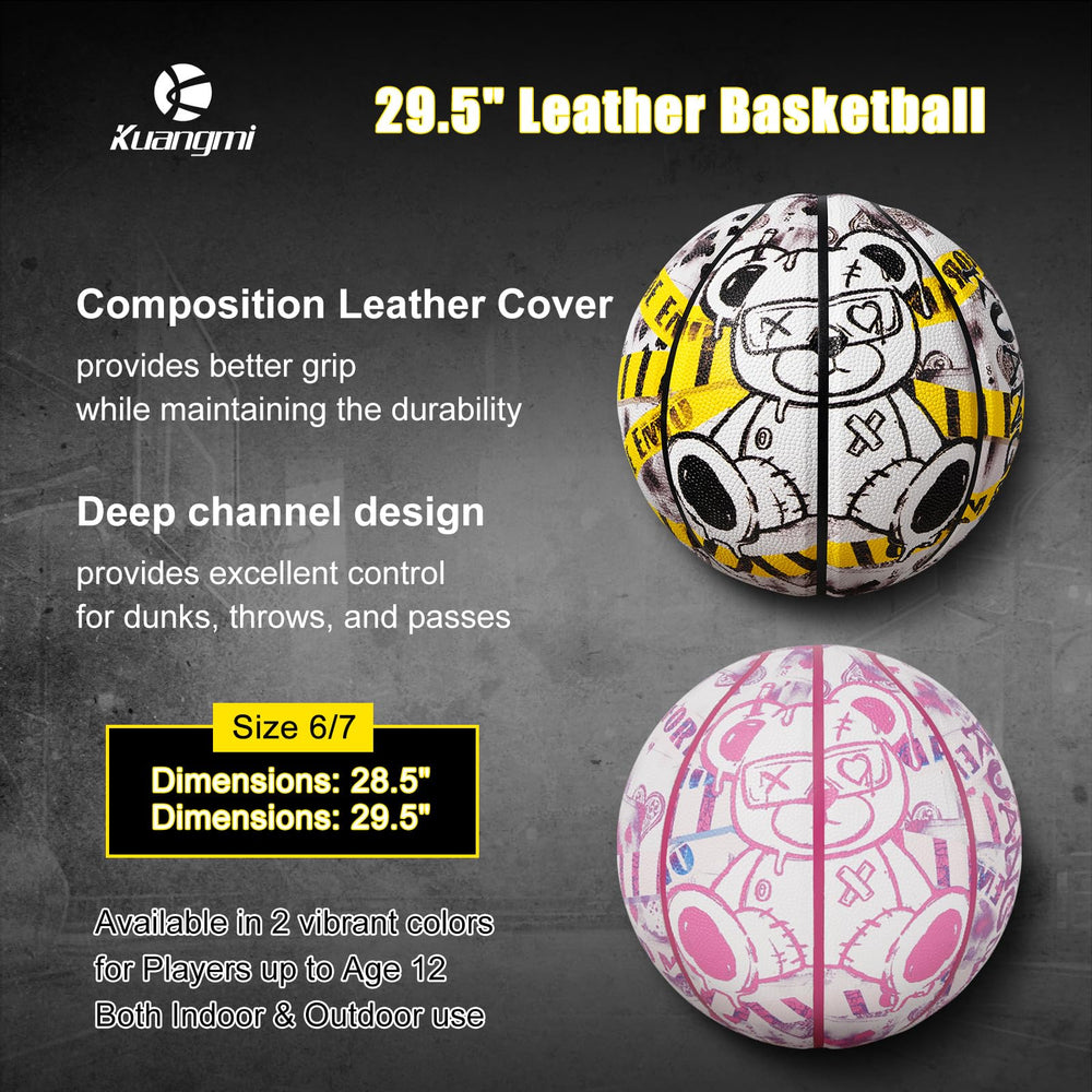 Kuangmi close-up texture highlighting soft composite leather for improved grip