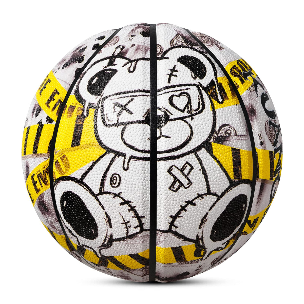 Kuangmi EMO Bear front view showing bold yellow design and standout court presence