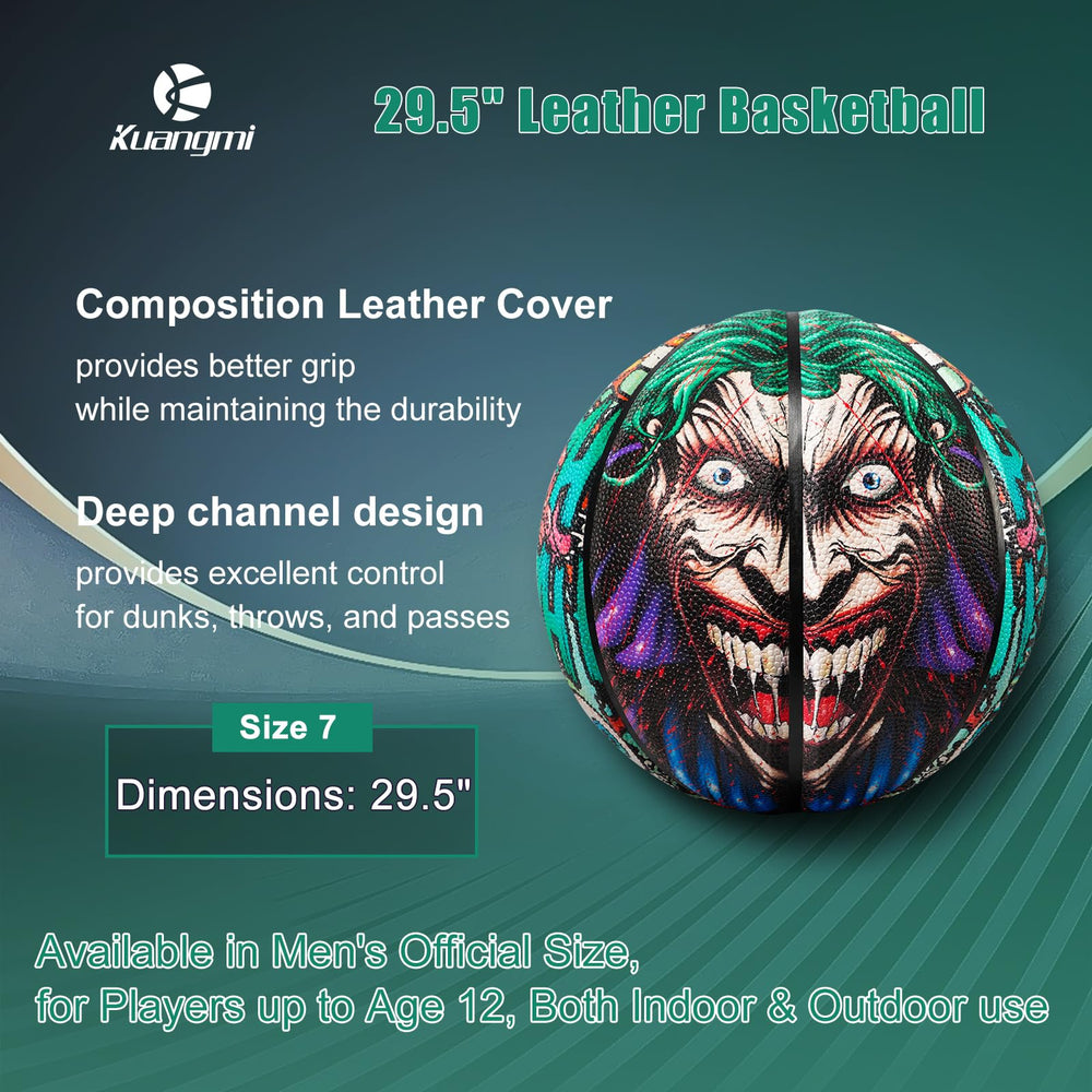 Kuangmi close-up of composite leather texture and deep channels for better grip