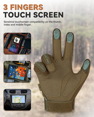 KUMGIM touchscreen fingertips close-up enabling phone use