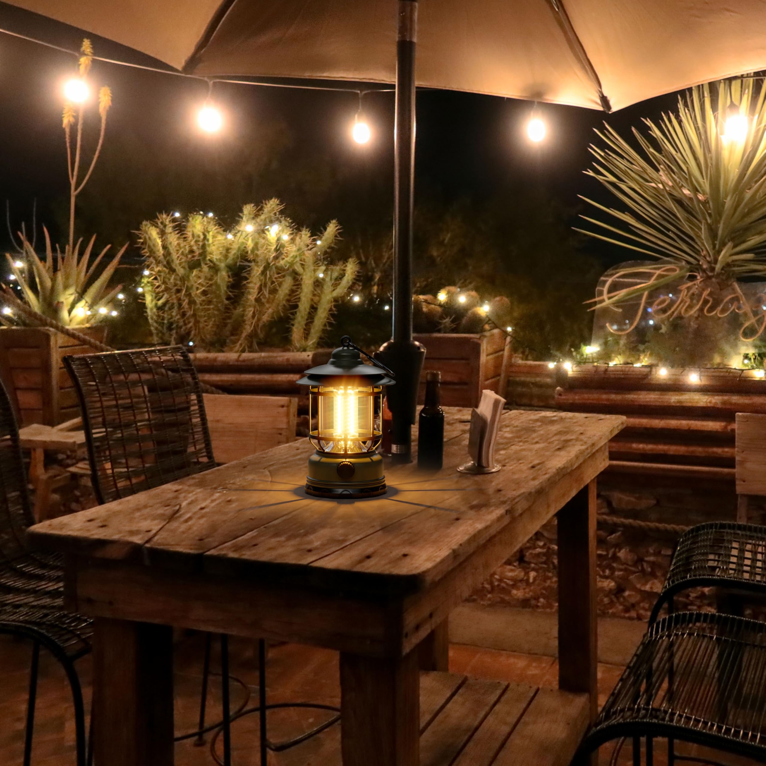 KUNDGLA illuminating campsite at night for reliable outdoor lighting benefit