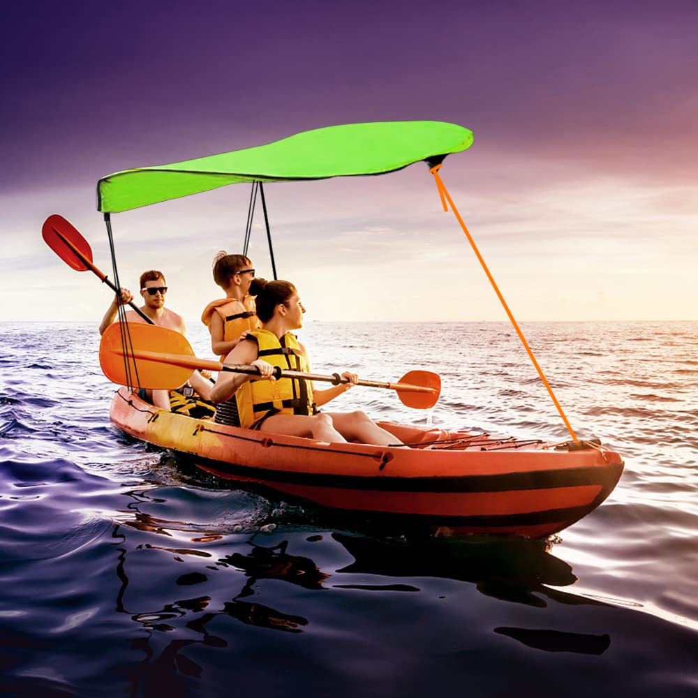 KUUQA canopy in use while fishing showing sun protection benefit