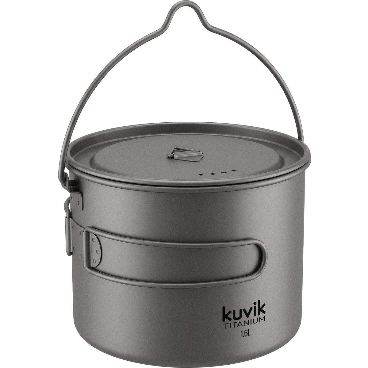 Kuvik front view of pot showing compact shape and large capacity