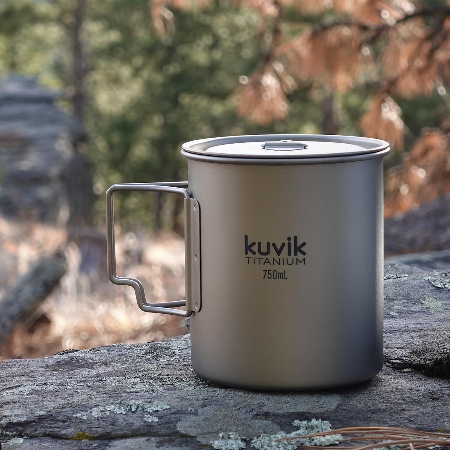 Kuvik pot stored in padded mesh bag showing protected transport and tidy packing benefit