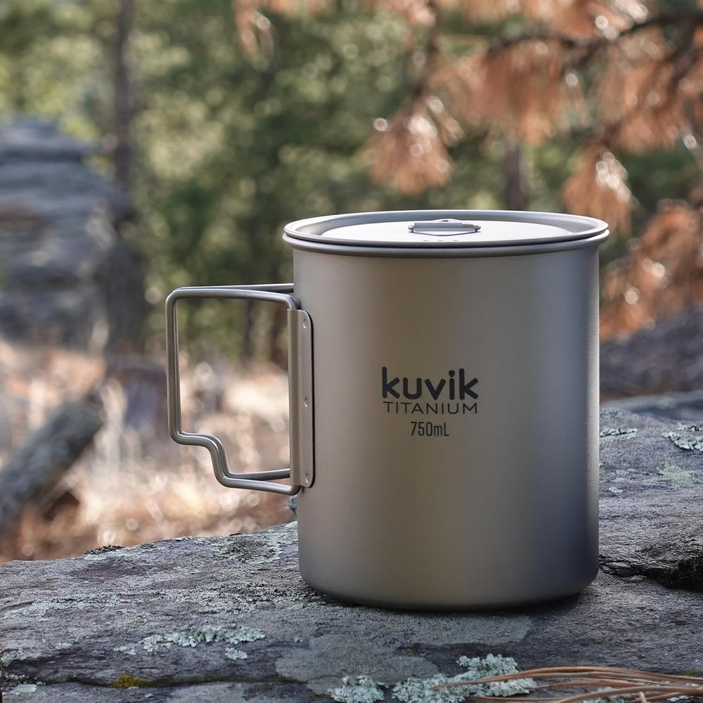 Kuvik pot stored in padded mesh bag showing protected transport and tidy packing benefit