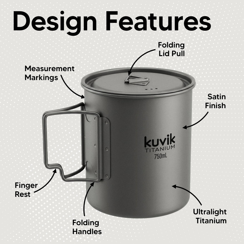 Kuvik pot close-up with lid demonstrating secure seal and faster boiling benefit