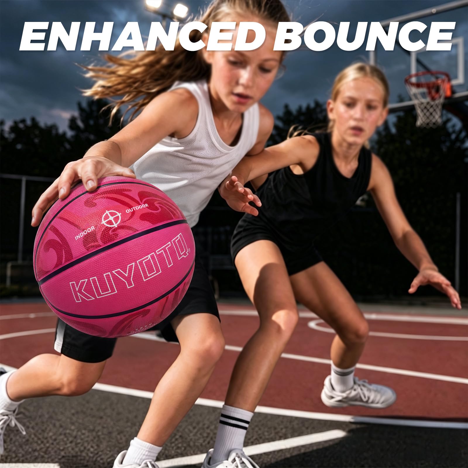 KUYOTQ deflated ball packed compactly for easier shipping and storage