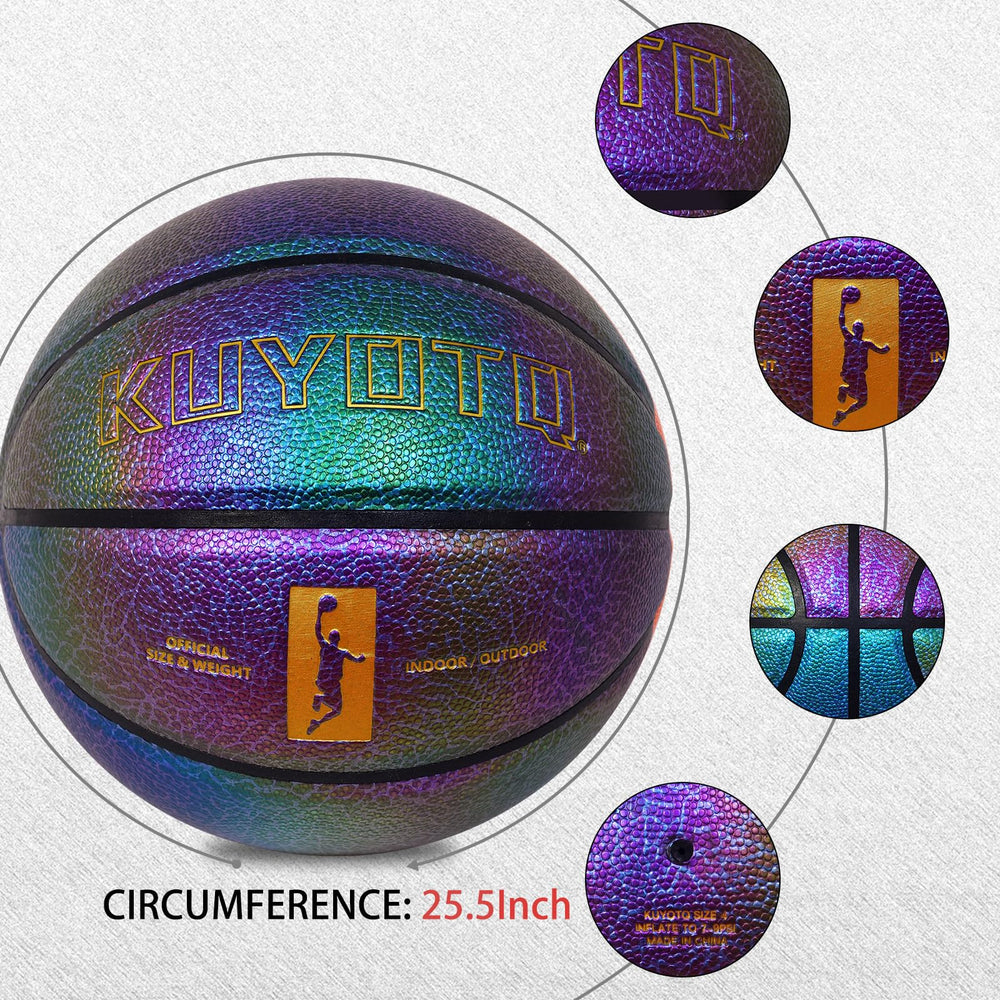 KUYOTQ deflated ball packaged compactly demonstrating easy shipping benefit