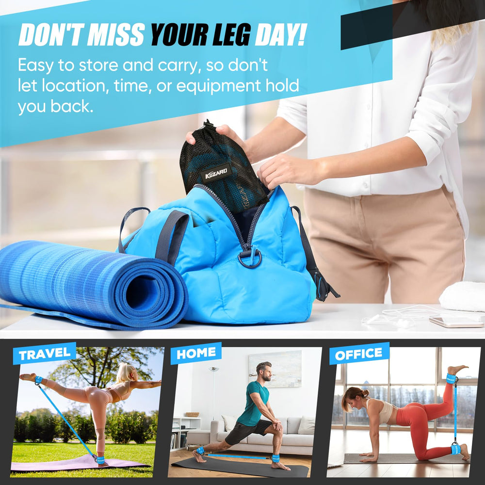 KUZARO lifestyle home gym scene demonstrating effective lower-body workouts at home