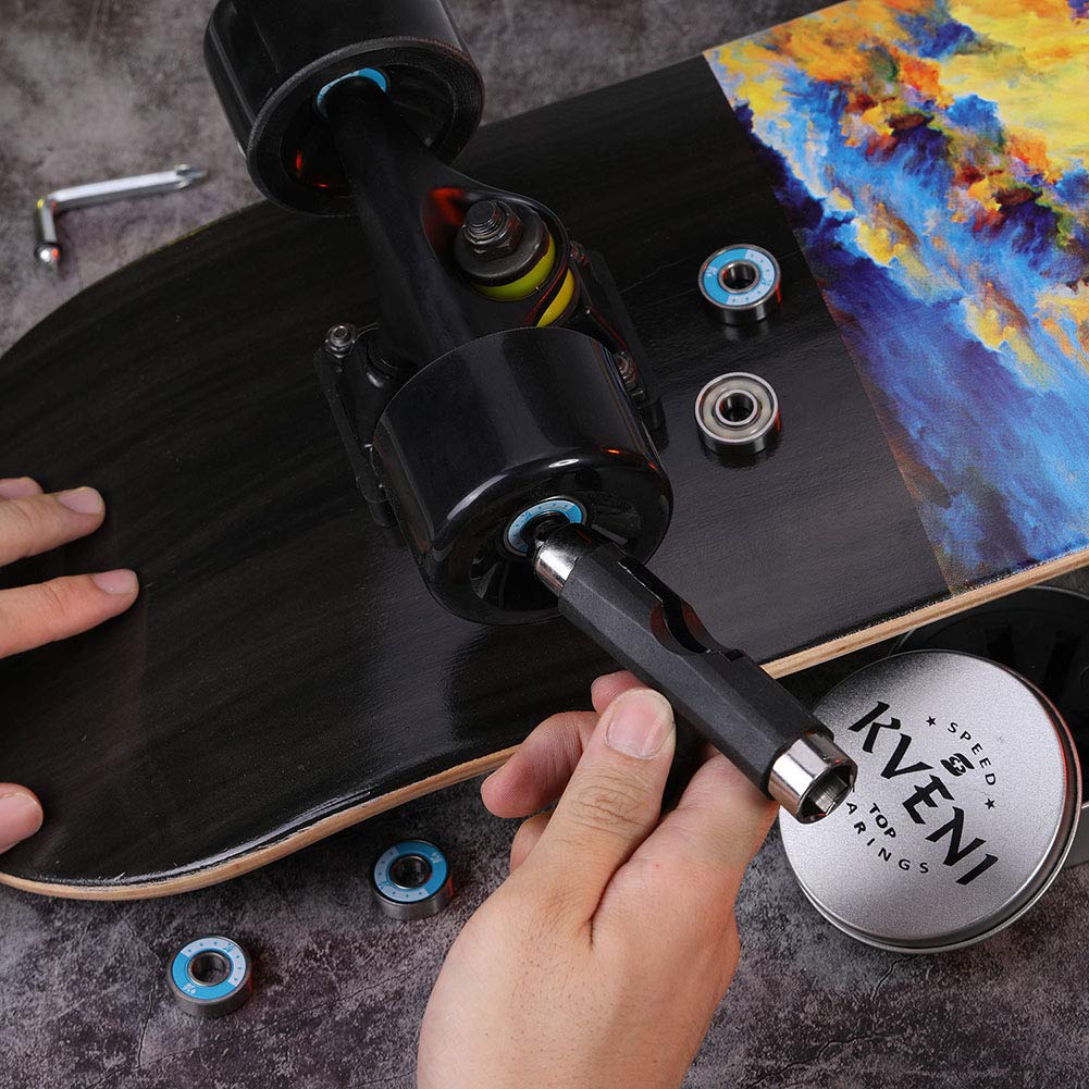 KVENI lifestyle shot of skater cruising showing long-distance smoother rides