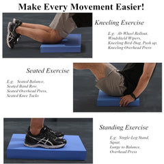 Kvittra pad used single-leg to improve ankle stability and balance