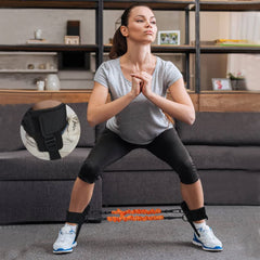 Kvittra resistance bands with ankle strap showing added sprint overload option