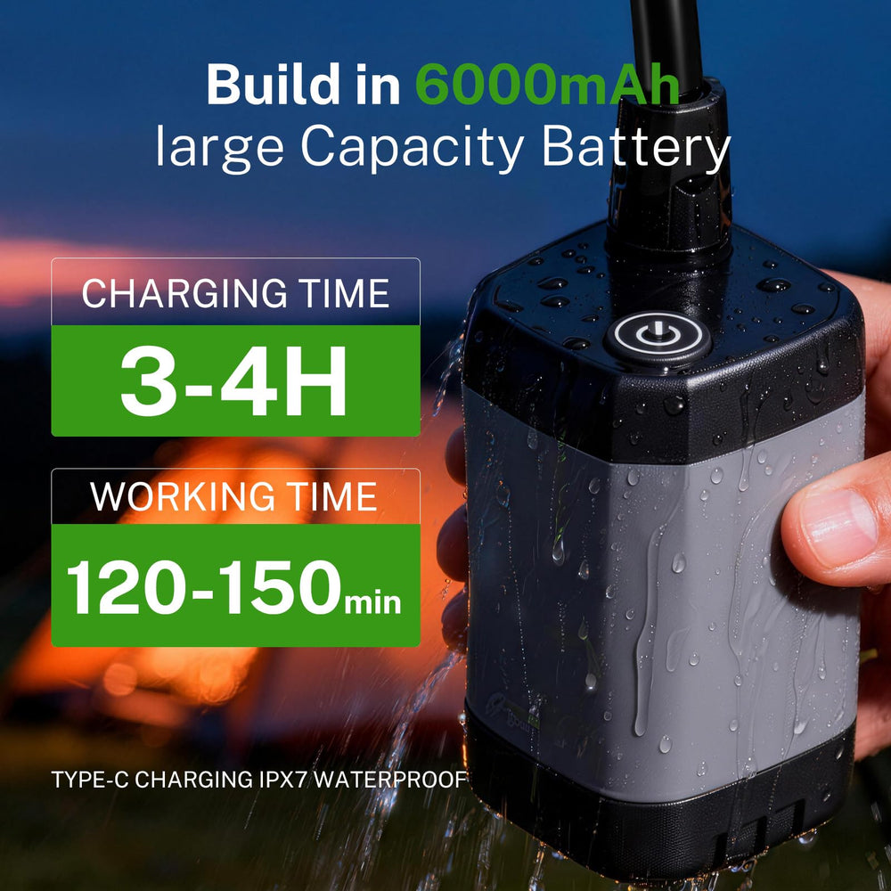 KVNTOOLS digital display closeup showing battery and temperature for easy monitoring