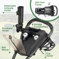 KVV Mini-Pro 360-degree swivel wheel close-up, improves tight-turn control