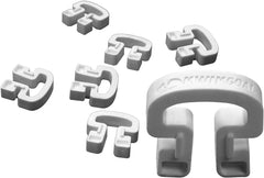 Kwik Goal 100-pack front view showing clips and count, durable fasteners benefit