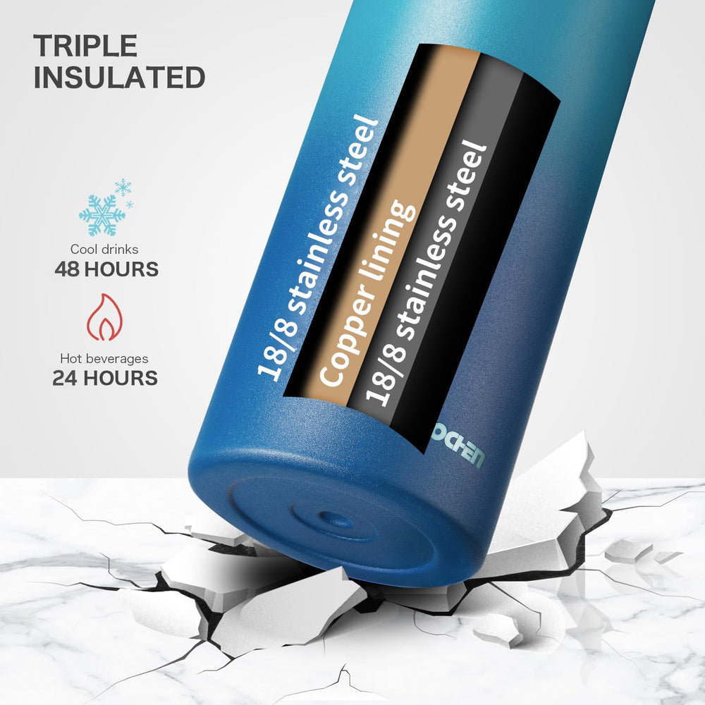 KXIAOCHEN bottle held in hand to show 40oz scale and all‑day hydration benefit