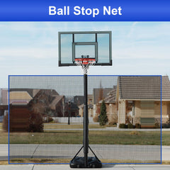 Kynara net in garage with golfer practicing showing space-saving practice benefit