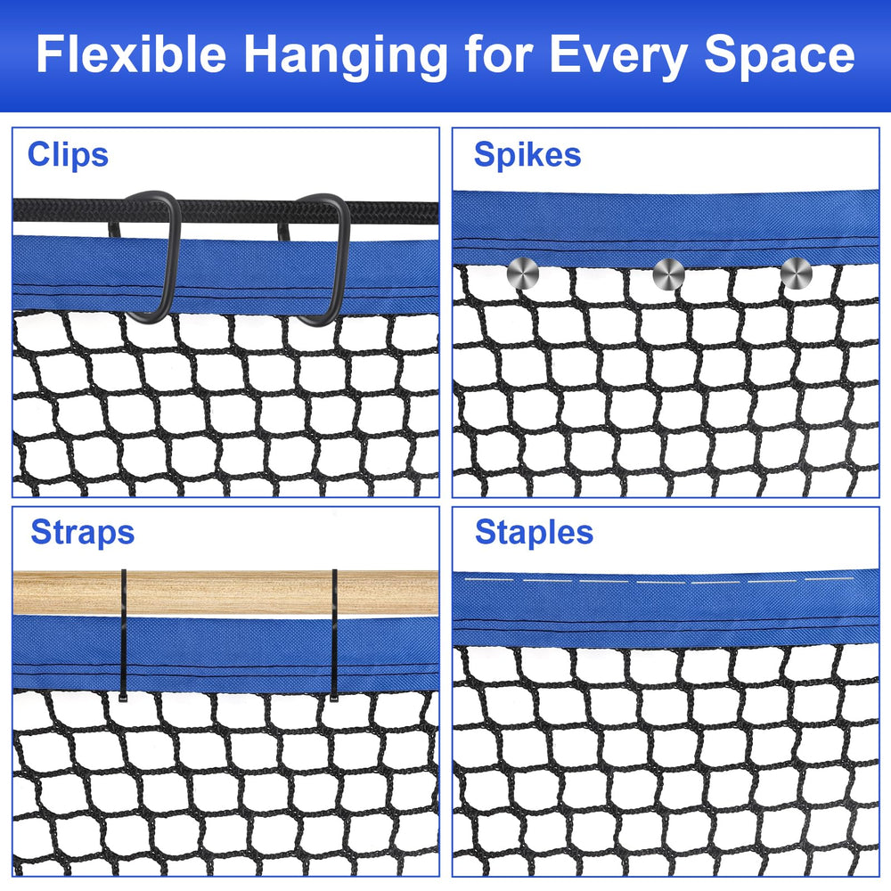 Kynara folded packed net in storage bag showing easy transport and storage benefit