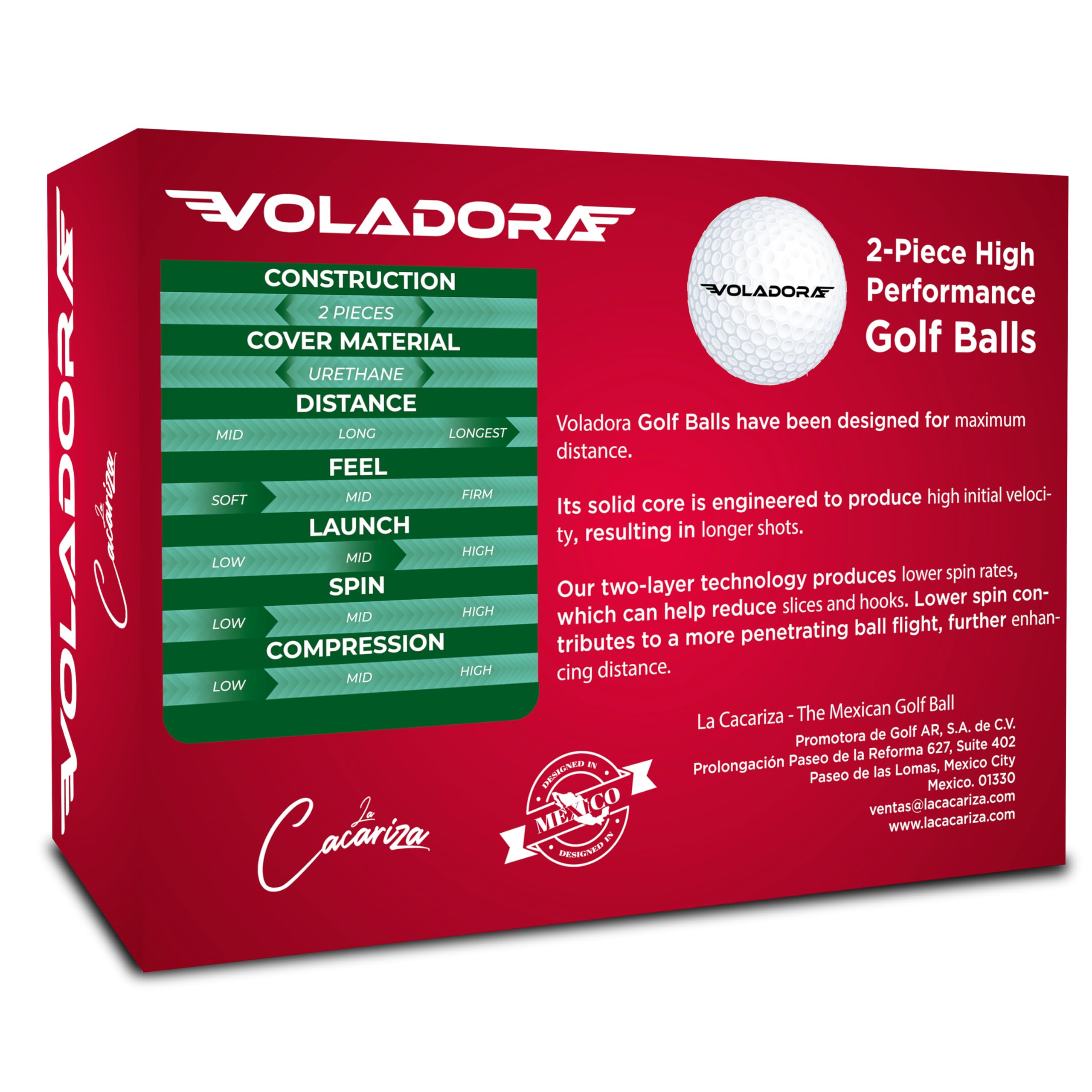 LA CACARIZA close-up of ball surface texture for consistent feel