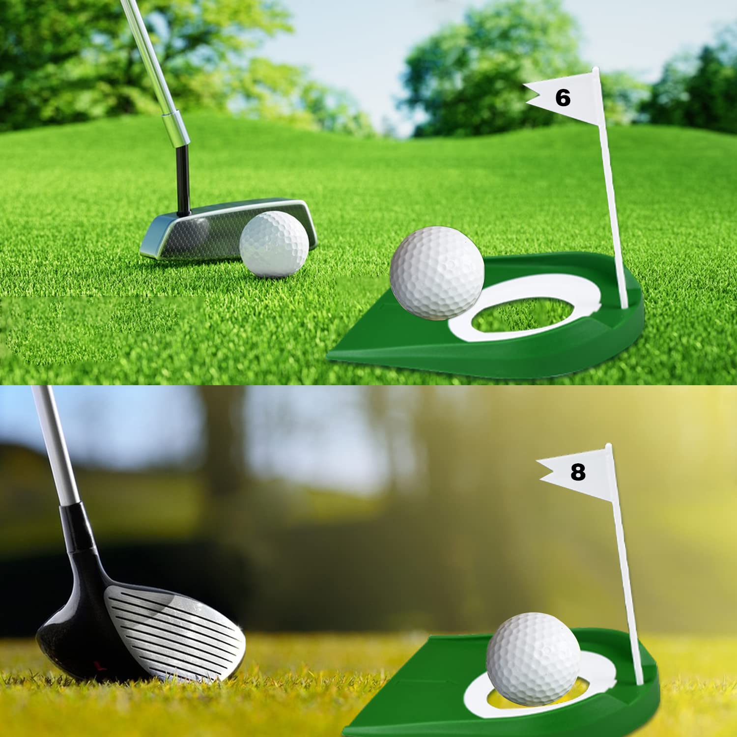 LAIAMER cup set in office environment enabling quick indoor practice