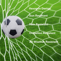 LalaKoo net installed on goal frame illustrating match-ready performance
