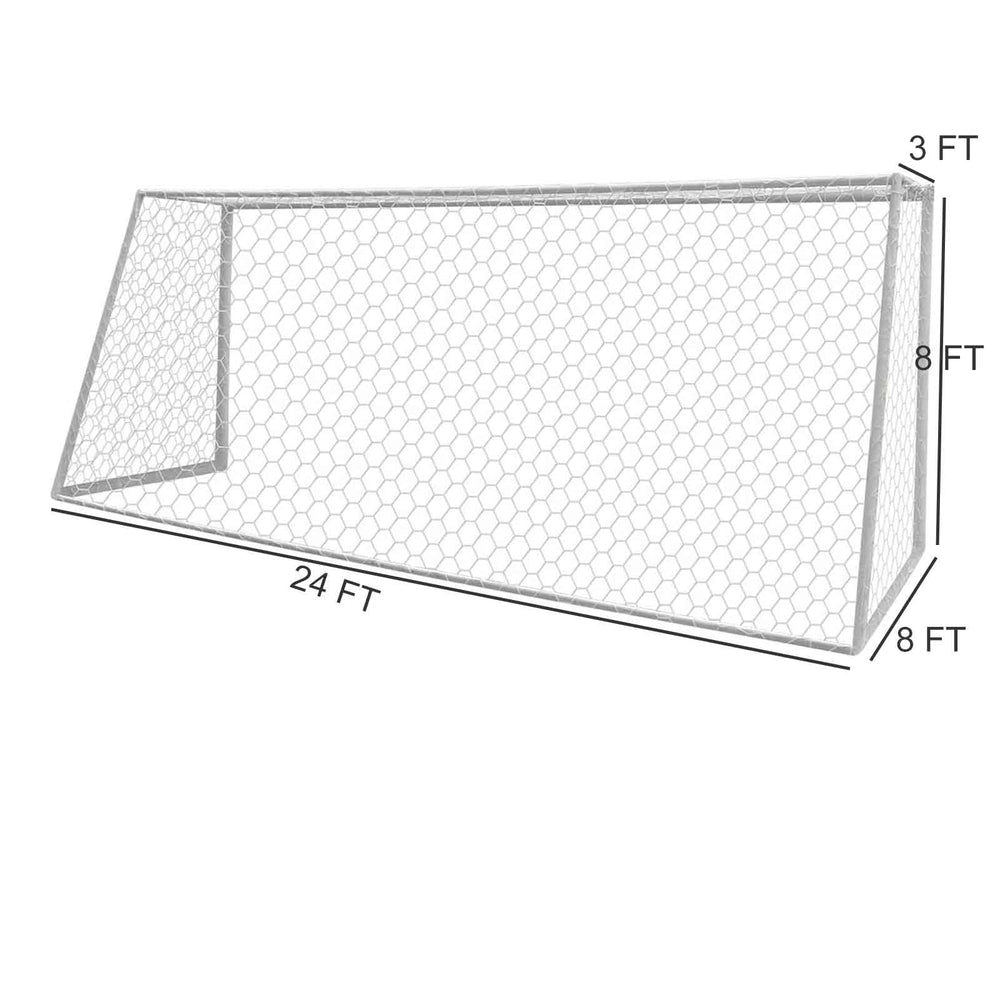 LalaKoo packaged net beside measuring tape showing exact dimensions