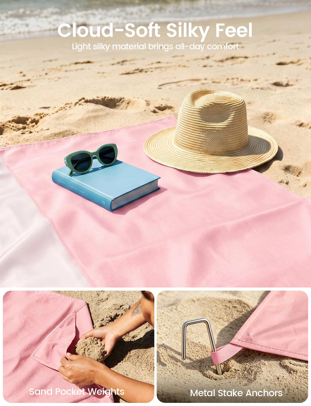 Lamicall compact packed in backpack showing easy portability