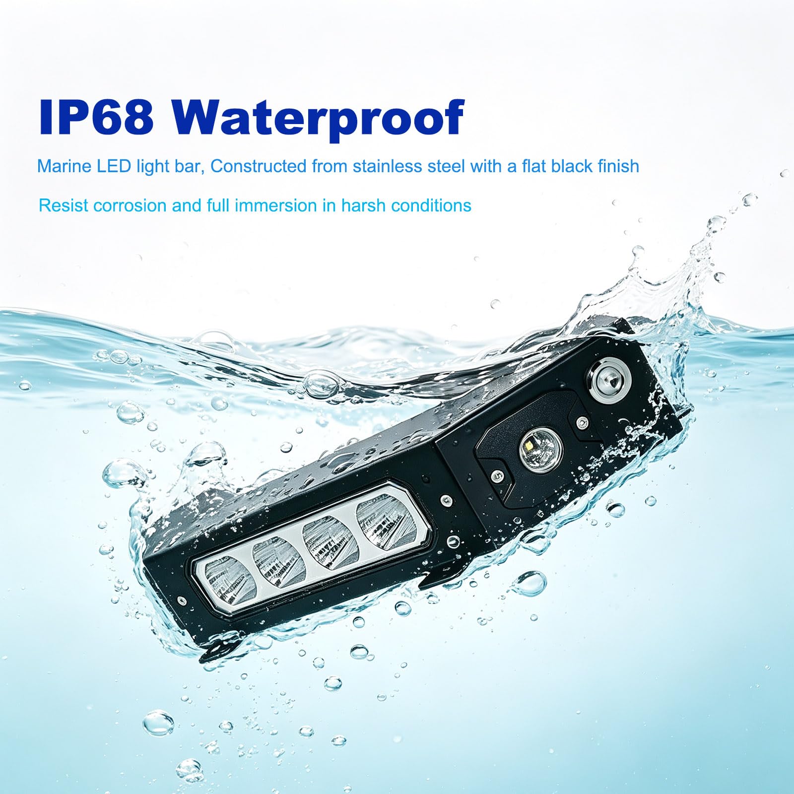 Lampzone housing and bracket showing stainless steel corrosion resistance and durable mount