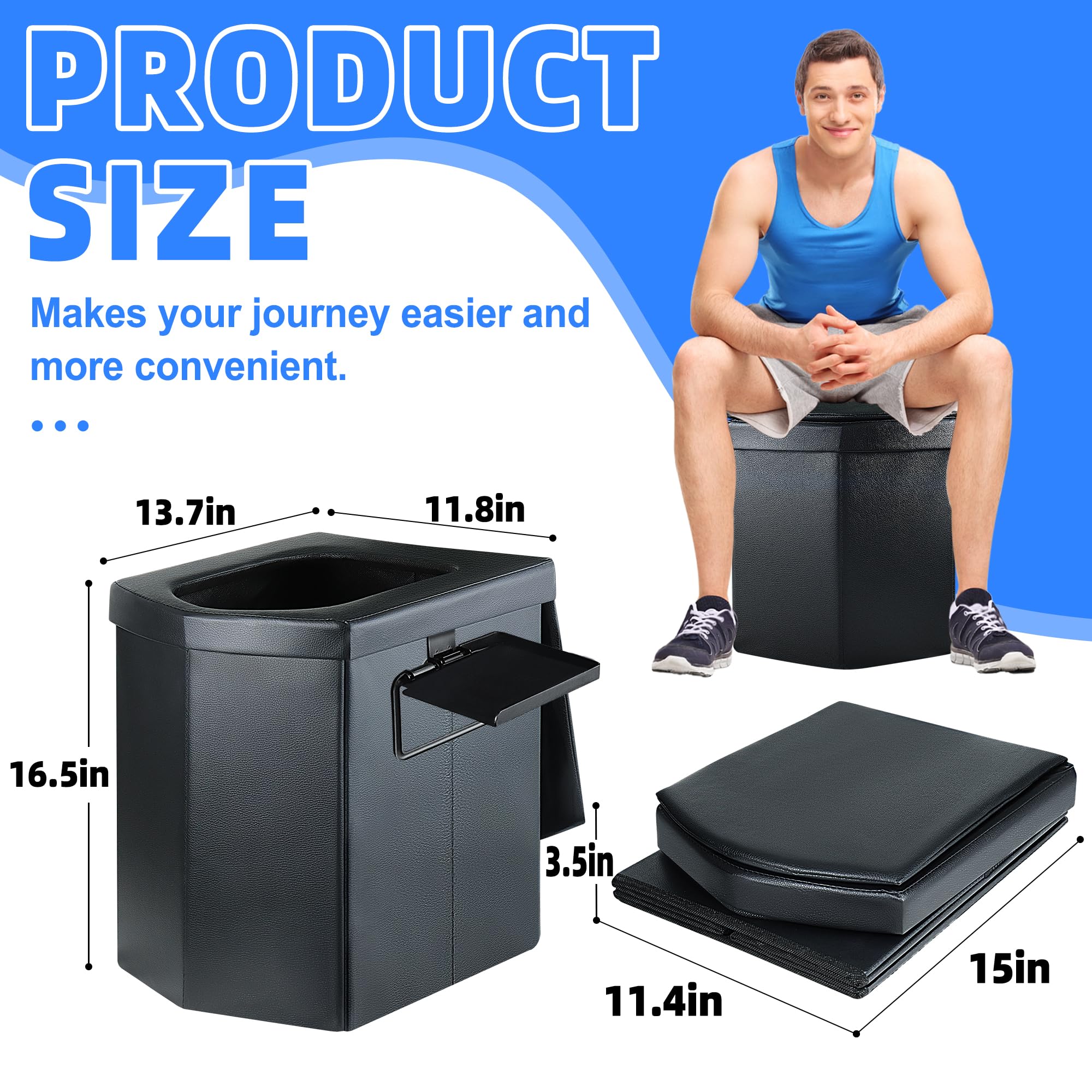 LanAqua folded in included carry bag demonstrating compact transport convenience