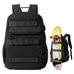 LANBX front view showing organized pockets and roomy capacity for daily use