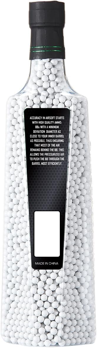 Lancer Tactical close-up pile of polished 6mm BBs highlighting smooth finish