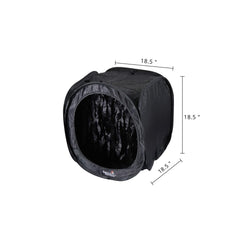 Lancer Tactical folded target tent inside carrying bag for lightweight transport and storage