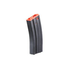 Lancer Tactical front view of 300-round mag showing capacity and rugged design benefit