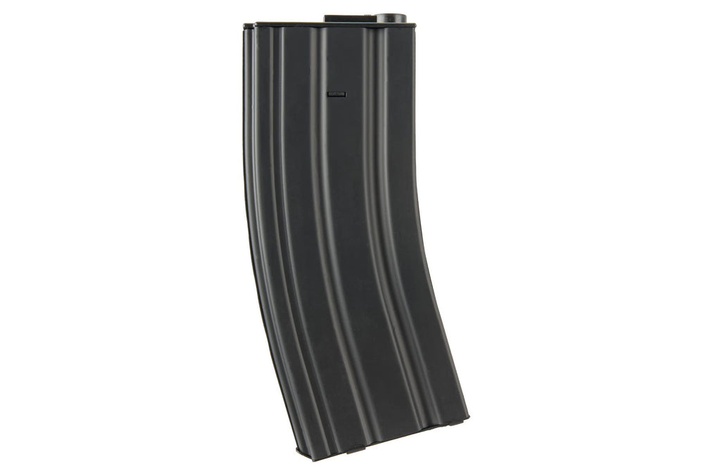 Lancer Tactical magazine installed in M4 AEG in field setting demonstrating quick reloads and practical loadout benefit
