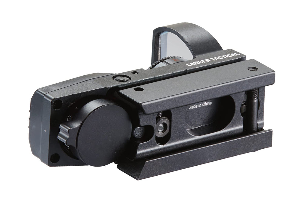 Lancer Tactical mount clamped to 20mm rail for secure, tool-assisted installation