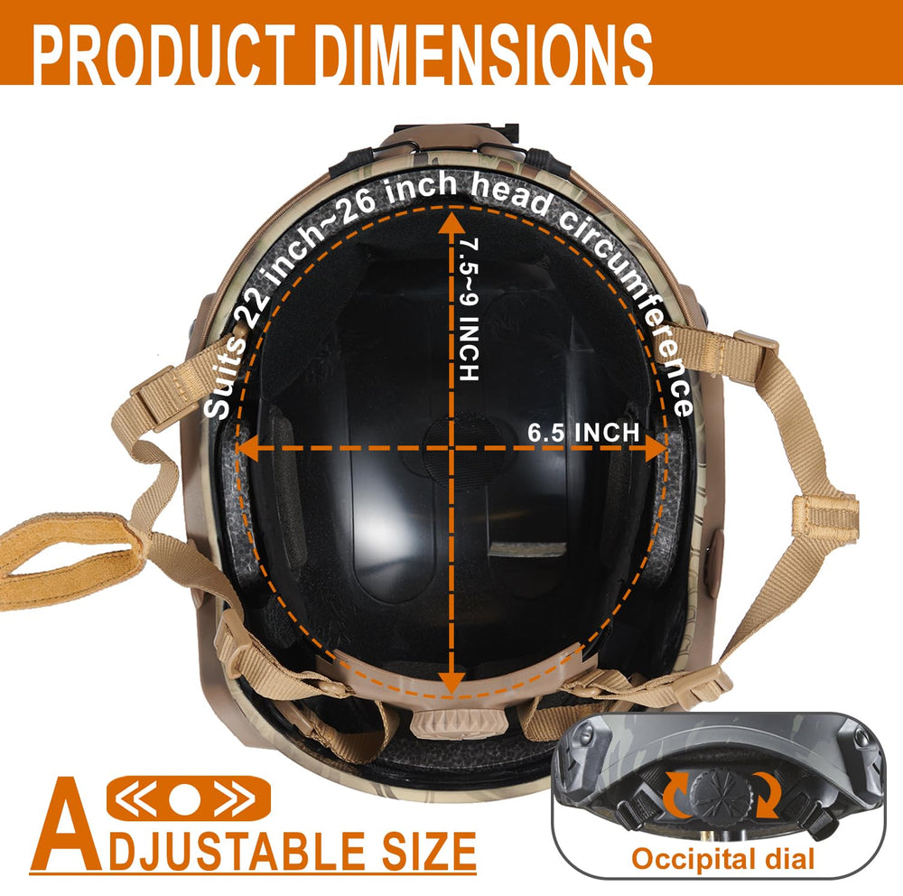 Lancer Tactical rear dial showing quick size adjustment for stable fit